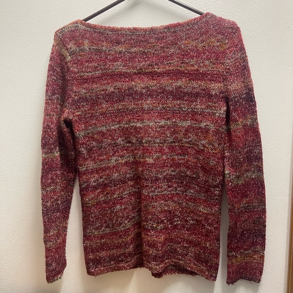 Maroon Boat Neck Sweater - Picture 3 of 4